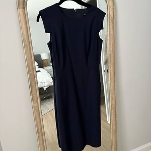 J. Crew Resume Dress in Navy